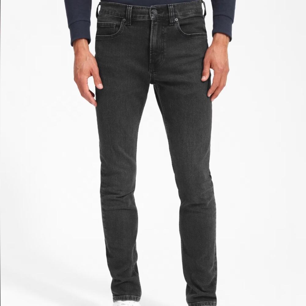 Everlane The Slim Fit Organic Cotton Denim Jean - Faded Black 33x28
